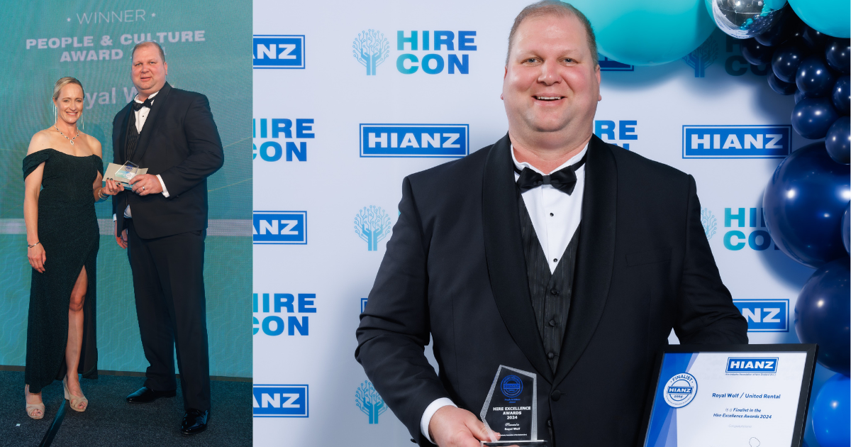 Royal Wolf Wins HIANZ Award